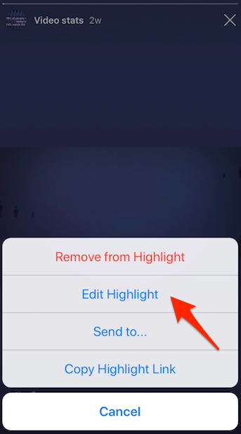 How To Use Instagram Story Highlights For Your Brand edit highlights
