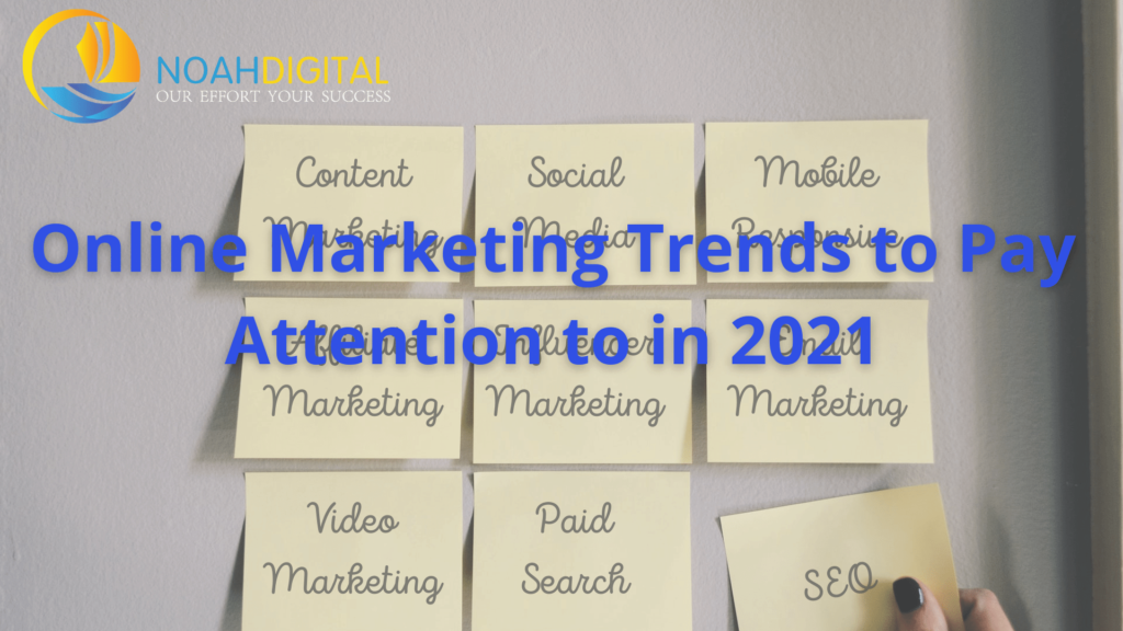 网络营销六大趋势online marketing trends 2021