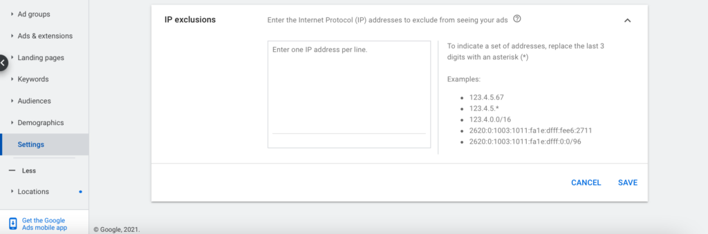 IP Address Blocking