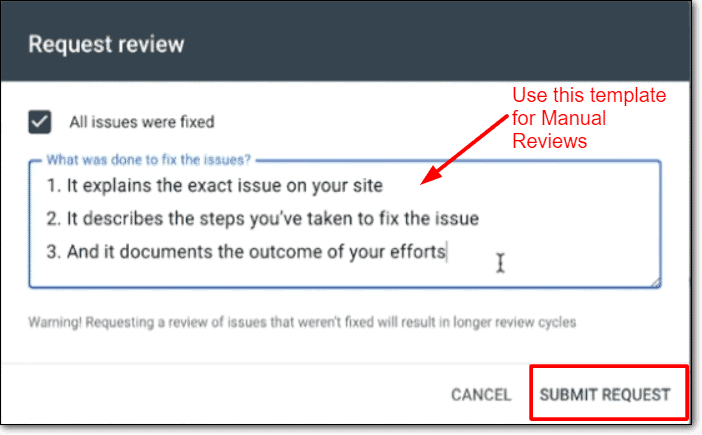 Request a Review