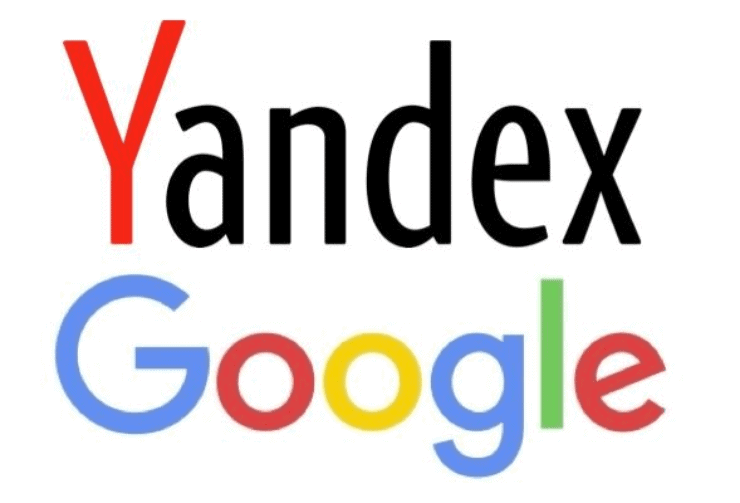 yandex and google